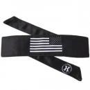 【3.31再入荷】HK Army　ヘッド バンド　USAフラッグ　ブラック/ホワイト