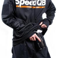 SpeedQB　テック フーディ　ブラック/オレンジ