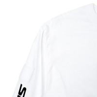 SpeedQB　Rタイプ　ロング スリーブ Tシャツ　ホワイト(ブラック/レッド ロゴ)
