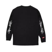 【予約】SpeedQB　スープラ　ロング スリーブ Tシャツ　ブラック(3Mリフレクティブ ロゴ)