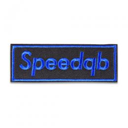 SpeedQB　ボックス ロゴ パッチ　ロイヤル