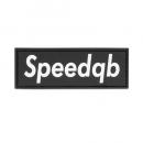 SpeedQB　ボックス ロゴ パッチ　PVC　ブラック