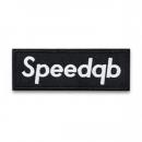 SpeedQB　ボックス ロゴ パッチ　ブラック