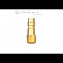 【6.12新入荷】MANCRAFT:MC0189　US規格　QDプラグ(オス)　1/8"