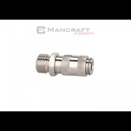 【6.12新入荷】MANCRAFT:MC0161　マイクロQDカプラー(メス)　1/8"