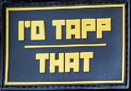 TAPP Airsoft　パッチ　"I'D TAPP THAT"