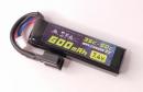 SFA　LiPoバッテリー　7.4V　600mAh　35-50C　マイクロT字コネクタ